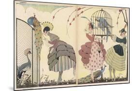 Satire on the Current "Peacock" Modes-Gerda Wegener-Mounted Photographic Print