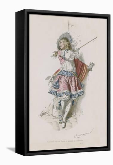 Satire VI-Emile Antoine Bayard-Framed Stretched Canvas