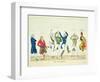 Satirical Cartoon Depicting the Key Protagonists in a Dance at the Congress of Vienna in 1815-null-Framed Giclee Print