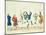 Satirical Cartoon Depicting the Key Protagonists in a Dance at the Congress of Vienna in 1815-null-Mounted Giclee Print