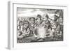 Satirical Drawing of a Rural St. John's Feast after an 18th Century Work. from Illustrierte Sitteng-null-Framed Giclee Print