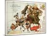 Satirical Map - A Serio-Comic Map of Europe-Fred W Rose-Mounted Giclee Print