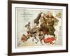 Satirical Map - A Serio-Comic Map of Europe-Fred W Rose-Framed Giclee Print