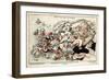 Satirical Map - Das Heutige Europa, Today's Europe-null-Framed Giclee Print