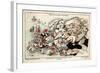 Satirical Map - Das Heutige Europa, Today's Europe-null-Framed Giclee Print