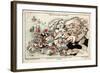 Satirical Map - Das Heutige Europa, Today's Europe-null-Framed Giclee Print