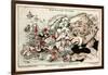 Satirical Map - Das Heutige Europa, Today's Europe-null-Framed Giclee Print