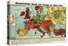 Satirical Map - Humoristische Karte Von Europa Im Jahre 1914-K. Lehmann-Dumont-Stretched Canvas