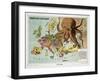 Satirical Map - Humoristische-Oorlogskaart-null-Framed Giclee Print