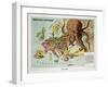 Satirical Map - Humoristische-Oorlogskaart-null-Framed Giclee Print