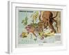 Satirical Map - Humoristische-Oorlogskaart-null-Framed Giclee Print