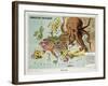 Satirical Map - Humoristische-Oorlogskaart-null-Framed Giclee Print