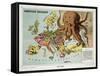 Satirical Map - Humoristische-Oorlogskaart-null-Framed Stretched Canvas