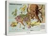 Satirical Map - Humoristische-Oorlogskaart-null-Stretched Canvas