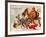 Satirical Map - John Bull and His Friends a Serio-Comic Map of Europe-Fred W Rose-Framed Giclee Print