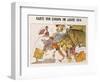 Satirical Map - Karte Von Europa Im Jahre 1914-W. Trier-Framed Giclee Print