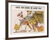 Satirical Map - Karte Von Europa Im Jahre 1914-W. Trier-Framed Giclee Print