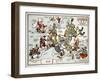 Satirical Map - Summer Review of Europe, 1915-Lucas Gräfe-Framed Giclee Print