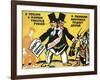 Satirical Poster on the League of Nations, 1920-Vladimir Mayakovsky-Framed Giclee Print