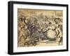 Satirical Print Depicting French Invasion of Holland in 1674-null-Framed Giclee Print