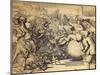 Satirical Print Depicting French Invasion of Holland in 1674-null-Mounted Giclee Print