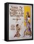 Satirical Suffrage Sheet Music-David J. Frent-Framed Stretched Canvas