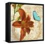 Satsuma Day Lily II-Tina Lavoie-Framed Stretched Canvas