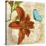 Satsuma Day Lily II-Tina Lavoie-Stretched Canvas