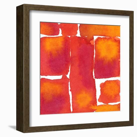 Saturated Blocks I-Renee W. Stramel-Framed Art Print