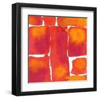 Saturated Blocks I-Renee W. Stramel-Framed Art Print