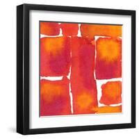 Saturated Blocks I-Renee W. Stramel-Framed Art Print