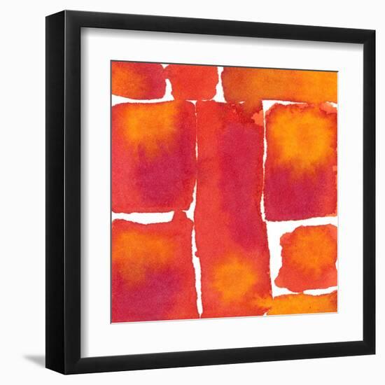 Saturated Blocks I-Renee W. Stramel-Framed Art Print