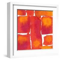 Saturated Blocks I-Renee W. Stramel-Framed Art Print