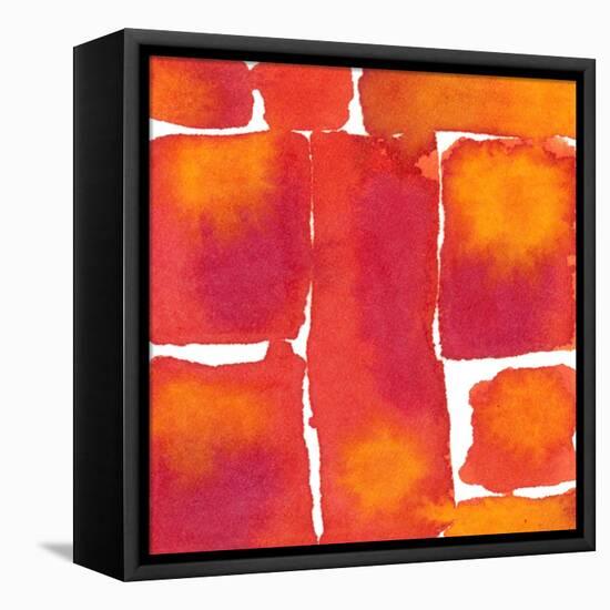 Saturated Blocks I-Renee W. Stramel-Framed Stretched Canvas