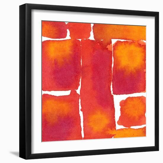 Saturated Blocks I-Renee W. Stramel-Framed Art Print