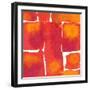 Saturated Blocks I-Renee W. Stramel-Framed Art Print