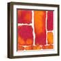 Saturated Blocks II-Renee W. Stramel-Framed Art Print