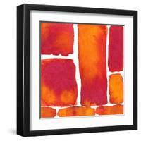 Saturated Blocks II-Renee W. Stramel-Framed Art Print