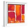 Saturated Blocks II-Renee W. Stramel-Framed Art Print