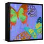 Saturated Butterflies IV-Sisa Jasper-Framed Stretched Canvas