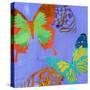 Saturated Butterflies IV-Sisa Jasper-Stretched Canvas