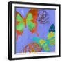 Saturated Butterflies IV-Sisa Jasper-Framed Art Print