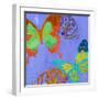 Saturated Butterflies IV-Sisa Jasper-Framed Art Print