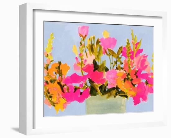 Saturated Spring Blooms I-Victoria Barnes-Framed Art Print