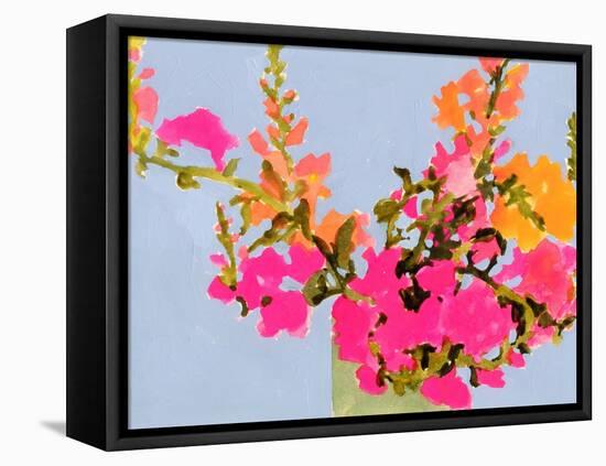 Saturated Spring Blooms II-Victoria Barnes-Framed Stretched Canvas