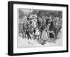 Saturday Afternoon in Victoria Park, London, 1890-R Taylor-Framed Giclee Print