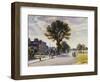 Saturday Afternoon, (Oil on Canvas)-Francis Dodd-Framed Giclee Print