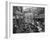 Saturday Afternoon Street Scene in Welch, the County Seat of Mcdowell County, West Virginia-null-Framed Photo