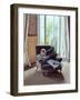 Saturday Afternoon: Tallulah Reading, 2006-Gillian Furlong-Framed Premium Giclee Print