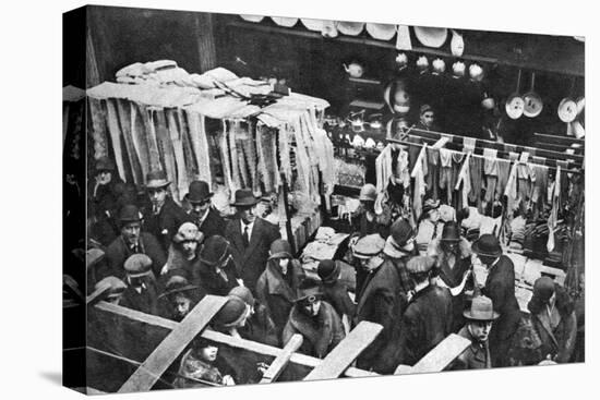 Saturday at Berwick Street Market, Soho, London, 1926-1927-null-Stretched Canvas